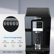 SOOPYK Bottom Loading Water and Ice Dispenser, 18 lbs Daily Ice Capacity, Black, SOOBYCZ623