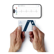 AliveCor KardiaMobile Card Personal EKG Device, Credit Card Size, Bluetooth Connectivity, Medical-Grade Single-Lead EKG, White
