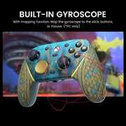GameSir G7 Pro Wireless Controller, Tri-Mode Connectivity for Xbox, PC & Android, Hall Effect Analog Triggers, 1000Hz Polling Rate, Blue, Wuchang Fallen Feathers Edition