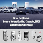 Angooni Tesla Supercharger Adapter NACS to CCS1, 500A/1000V, 250KW Fast Charging, IP65 Weather Resistant, Compatible with Ford Rivian GM Volvo Polestar, 2026