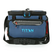 Titan by Arctic Zone 10004136 30 Can Zipperless Soft Side Cooler, Ocean Blue