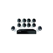 Night Owl CLB8D12-282ILSA Expandable 12 Channel Wired Bluetooth DVR w/ (8) Wired BNC & (2) Wired IP 4K UHD Cameras