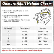 Oumurs Motorcycle Bluetooth Modular Full Face Dual Visor Flip-Up Helmet, Matte Black, Adjustable XL, DOT Certified