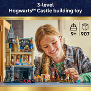 LEGO Harry Potter Hogwarts Castle Hospital Wing Toy Building Set, 907 Pieces, 7 Minifigures Including Wolf Patronus, Ages 9+, 6588706