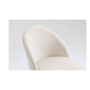 Mainstays SW22-08 Modern Accent Chair, Cream White