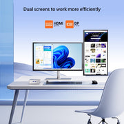 NIPOGI E2 Mini Business Desktop Computer, Intel Alder Lake N95 Processor, 16GB DDR4 RAM, 512GB SSD, Windows 11 Pro, Silver