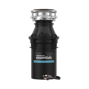 InSinkErator Essentials ES30 W/C 1/3 HP MAGNADRIVE Motor Continuous Feed Kitchen Garbage Disposal, Black, with Power Cord