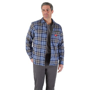 Milwaukee M551U-3X Men's 3X-Large Blue GRIDIRON Flannel Shirt Heavyweight Cotton Workwear