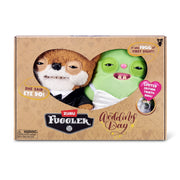 ZURU Fuggler Wedding Fuggs 9 Inch Plush 2-Pack, Bride and Groom Stuffed Toys with Human-Like Teeth and Ring, Collectible Soft Plush 15757
