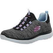 Skechers 150124 Women's Summits Sneaker, Black/Multi=BKMT, 9