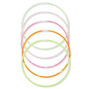 Way To Celebrate Halloween Multicolor Glow Necklace Party Favors 22'' 25 Count