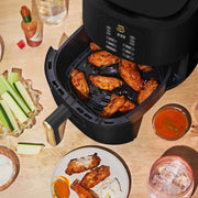 Beautiful 3 Quart Digital Air Fryer with TurboCrisp Technology, EverGood Ceramic Nonstick Coating, Black Sesame, Model 29015