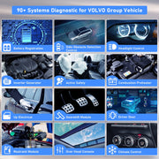 Autophix 7110 Automotive Diagnostic Tool, Full System Scan for Volvo Vehicles, Battery Management, Oil Reset, ABS Bleeding, TPMS Reset, DPF Regeneration