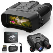 Fetervic Z096 IP65 Waterproof 4K Video Recording Night Vision Hunting Gear Binoculars for Adults