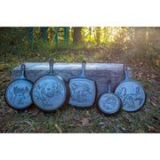 Lodge Wildlife Series Cast Iron Skillet with Duck Scene, 8 Inch, Black, L5SKWLDK