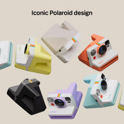 Polaroid Now Generation 3 Analog Instant Camera, Twin-Lens Autofocus, USB-C Rechargeable Battery, Built-In Tripod Mount, Black
