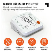 Sharper Image SI-HLTHST-800 3 in 1 Set Blood Pressure Monitor Pulse Oximeter & Thermometer