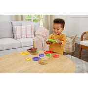 LeapFrog 80-609400 4-in-1 Learning Hamburger Plastic & fabric Plastic, Fabric with Accessories, Baby and Toddler Toys