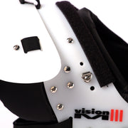 Barnett Vision III Football Shoulder Pad, Designed for Skill Positions, Black, Size S