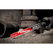 Milwaukee 48-00-5262 TORCH with Nitrus Carbide 9 In. 7 TPI Cast Iron Reciprocating Saw Blade