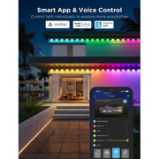 Govee Permanent Outdoor Lights Pro, 200ft, 120 RGBIC LED Multicolor String Lights, IP67 Waterproof, Smart App and Voice Control, H706C101