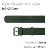 Wyze Smartwatch Band Genuine Leather Replacement Strap Forest Green Adjustable 22mm Width WWSTRPFG
