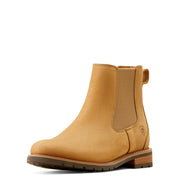 Ariat Wexford Chelsea Women's Boots, Full-Grain Leather, Natural Tan, 1 Inch Heel, Medium 6.5, 10050963