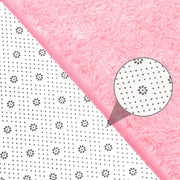 Lochas Luxury Fluffy Area Rug, Ultra Soft High Pile, Non-Slip Rubber Backing, Pink, 6 x 9 ft, HS0029FHO