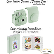Fujifilm Instax Mini 12 Instant Camera with Case Mint Green (4.9MP)