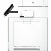 HP Color LaserJet Enterprise Flow MFP 5800zf, 4-in-1 Multifunction Printer Copier Fax Scanner, 45 ppm, 1200 x 1200 dpi, Automatic Duplex, USB, White
