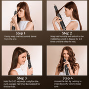 PKALQ 5 in 1 Hair Styling Tool Blow Dryer Brush with Air-Wrapping Technology, Negative Ion, Detachable Hot Air Brush