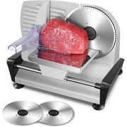 Aicok 519 FOHERE Meat Slicer, 200W Meat Slicer for Home Use, Electric Food Slicer with Two 7.5