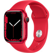 Apple Watch Gen 7 Series 7 Cell 41mm (PRODUCT)RED Aluminum - (PRODUCT)RED Sport Band MKHD3LL/A