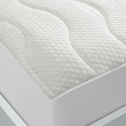 Serta Sleep Chill Cooling Mattress Pad, King, Cooling Technology, Hypoallergenic Polyester Fill, True Grip Skirt