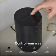 Sonos Era 100 SL Wireless Speaker, Rich Stereo Sound with Deep Bass, Black, E10SLUS1BLK