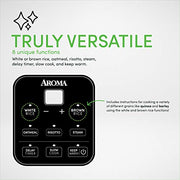 Aroma ARC-994SB 8-Cup (Cooked)/2Qt. Digital Rice & Grain Multicooker