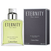 Calvin Klein Eternity Eau De Toilette Spray for Men, Timeless Fragrance with Lemon, Juniper Berry, Sandalwood, 200ml