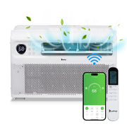 Ktaxon 10000 BTU Inverter Window Air Conditioner With WiFi, Remote & App Control, White