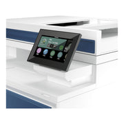 HP Color LaserJet Pro 4301fdn AI-Enabled Color All-in-One Laser Printer, Fast 35 ppm, Auto Duplex, Ethernet & USB, White Blue
