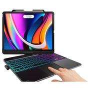 typecase KB201T-129BLK-B-B0 iPad Case with Keyboard for iPad Pro 12.9 (6th Gen, 2022), Black