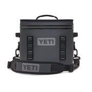 YETI Hopper Flip 12 Soft Cooler, Leakproof HydroLok Zipper, ColdCell Insulation, Charcoal, 12 qt, 18010110002