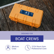 Adventure Medical Kits Marine Series First Aid Kit, Waterproof Shockproof Case, Emergency Medical Supplies for Medium Crews, 6 lb, 18.5x6x13.4 in, 0115-2500