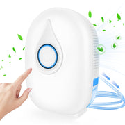 HopePow 2-Pint Dehumidifier, Ultra Quiet, Energy Efficient, 1000 Sq Ft Coverage, Portable with Drain Hose and Detachable Tank, 05W311