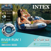 Intex 56884WL River Run 1 Inflatable Floating Water Tube w/Quick Connects River Lake Pool