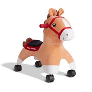 Radio Flyer 685 Boots: Rolling Pony, Caster Ride-on Horse Tan and Red