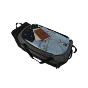 Wrangler 36-Inch Jumbo Collapsible 3-Wheel Rolling Locker Duffel, Black, Oversized Travel Bag, WRW-83036-001