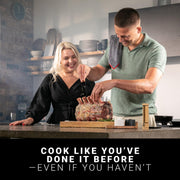 MEATER SE Wireless Smart Meat Thermometer with Dual Sensors, Long-Range Bluetooth, Black Charger, OSC-MT-MS01