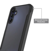 onn. WIABCL100142747 Dual Layer Phone Case for Samsung Galaxy A15 5G - Black/Clear