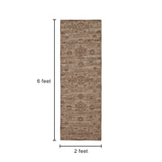 Better Homes & Gardens Arty Medallion Runner Rug, 2 ft x 6 ft, Brown, Polyester BH4700690717643