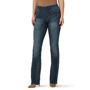 Rock & Republic Denim Rx Fever Pull-On Bootcut Jean, Mid Rise, Stretch Cotton Blend, Black, Size 16, 112325599
